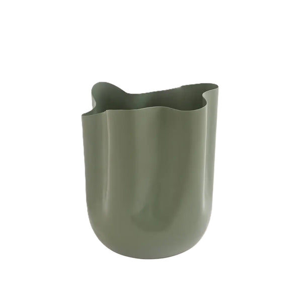 Asymmetrical Wave Rim Aluminium Vase