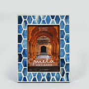 Blue Bone Inlay Hive Photo Frame