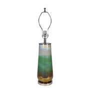 Iridescent Glass Column Table Lamp