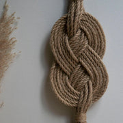 Knotted Jute Fiber Wall Hanging