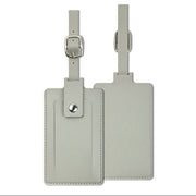 Faux Leather Luggage Tag