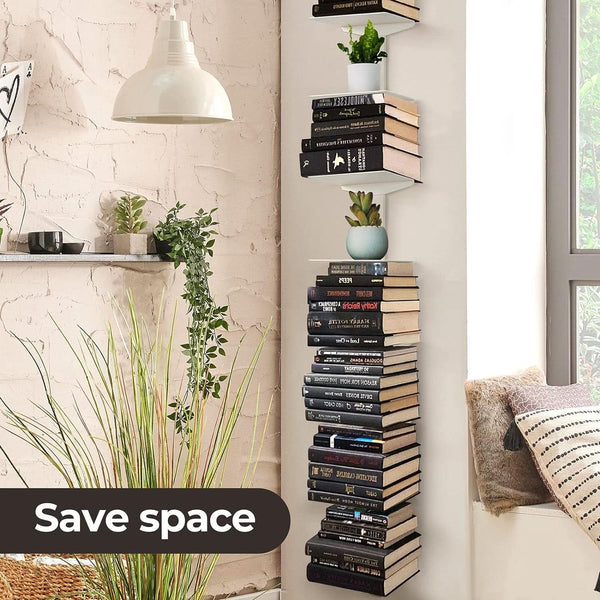 Concealed Metal Wall Book Shelf (view 4) | Roost & Roam