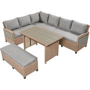 PE Rattan Sectional Outdoor Sofa Set