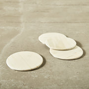 Hand-Shaped Bone Inlay Coaster Set