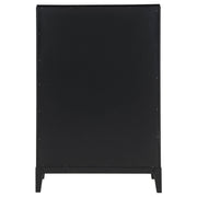 Fluted Five-Drawer Tall Chest