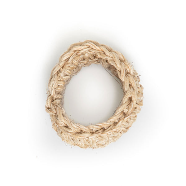 Spiral Woven Napkin Ring Set