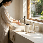 Fluted Ceramic Bathroom Accessory Set