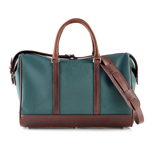 Canvas Leather-Trim Weekender Duffel