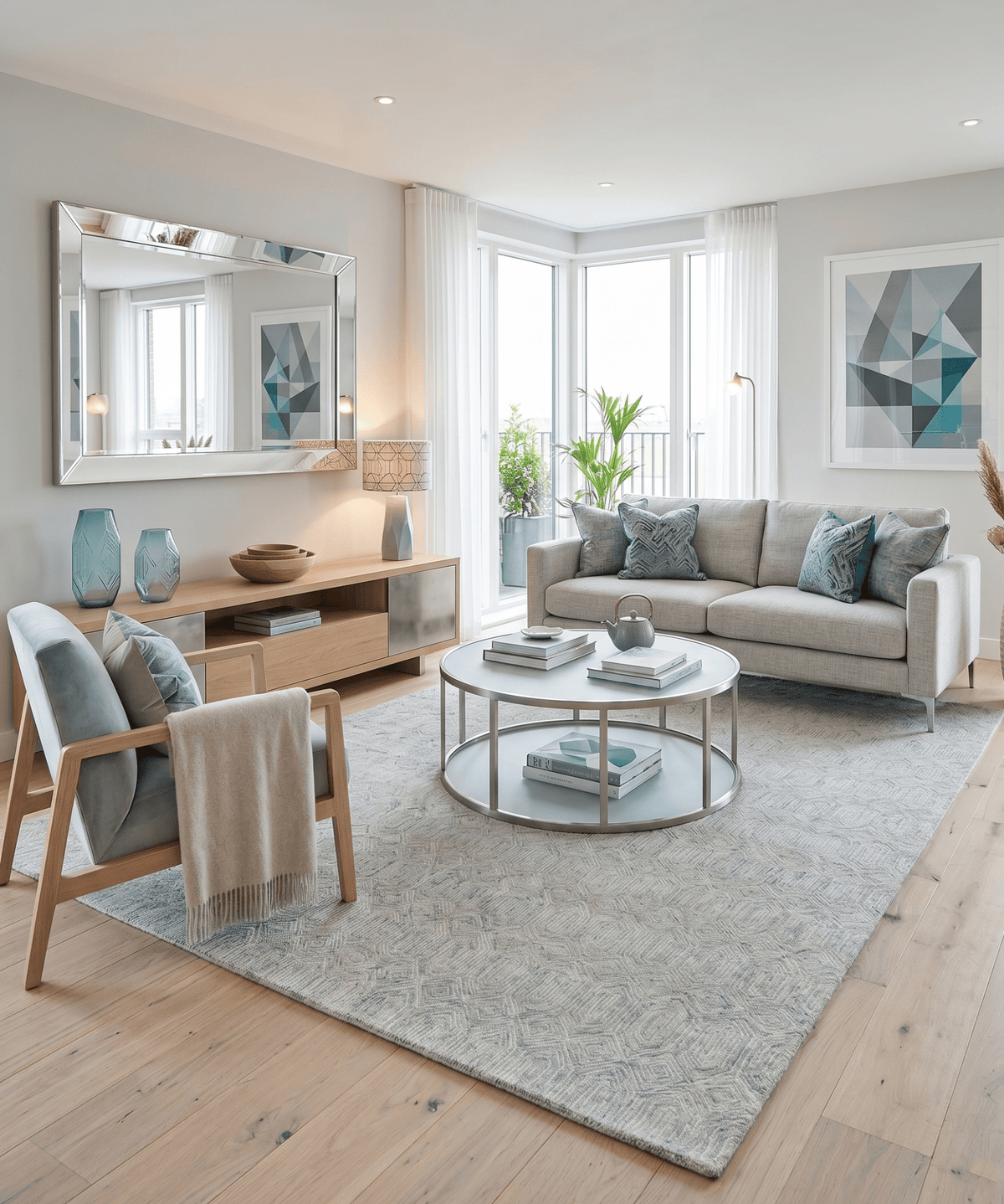 The rug that grounds a room without demanding attention