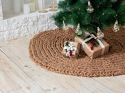 Chunky Knit Christmas Tree Skirt
