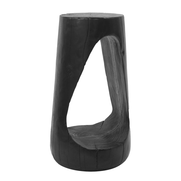 Arch-Cut MGO Pedestal Side Table — scale reference and proportion detail