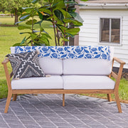 Acacia Wood Outdoor Conversation Set