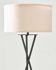 Crossed-Base Tripod Floor Lamp