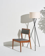 Crossed-Base Tripod Floor Lamp