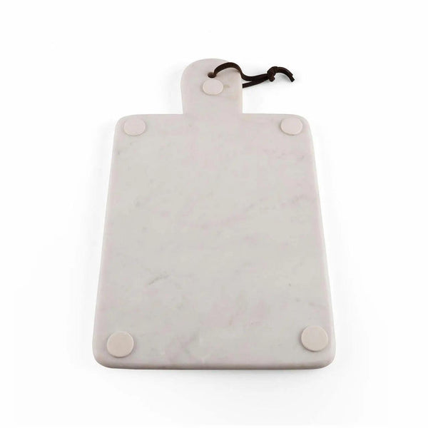 Marble Charcuterie Board with Leather Strap