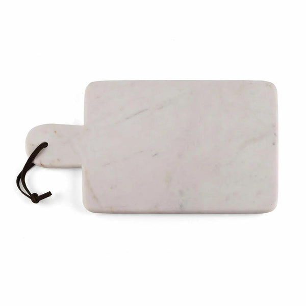 Marble Charcuterie Board with Leather Strap