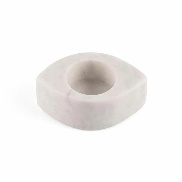 Carved Marble Tea Light Holder Set