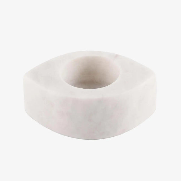 Carved Marble Tea Light Holder Set