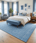 Hand-Tufted Wool Geometric Area Rug