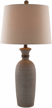 Striped Resin Urn Table Lamp