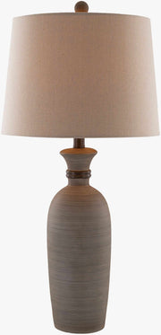 Striped Resin Urn Table Lamp