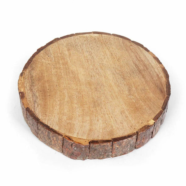 Live-Edge Mango Wood Bark Bowl Set