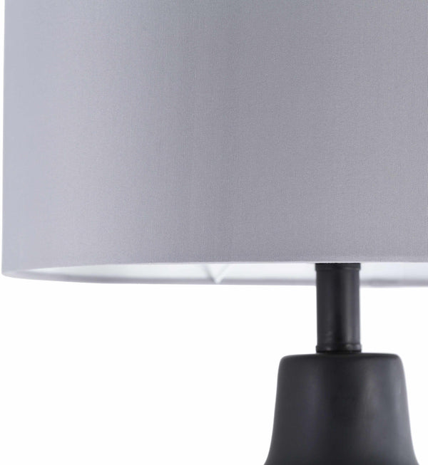 Close-up of concrete texture and surface finish detail — Matte Concrete Base Table Lamp