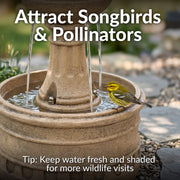 Three-Tier Polyresin Outdoor Fountain