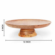 Mango Wood Handmade Dessert Stand
