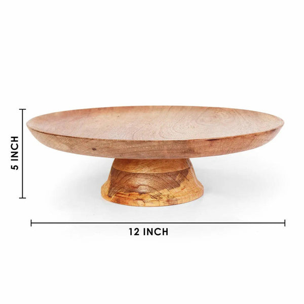 Mango Wood Handmade Dessert Stand
