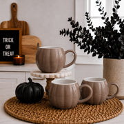 Pumpkin-Shaped Ceramic Coffee Mug