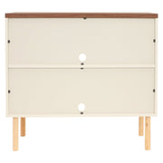 Mid-Century Two-Door Accent Cabinet