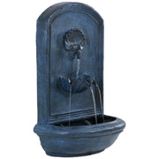 Polystone Shell-Spout Outdoor Wall Fountain