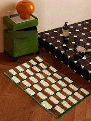 Checker Tufted Bath Rug