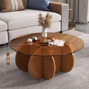 Smoked Glass Round Cocktail Table – cocktail table (view 6) | Roost & Roam