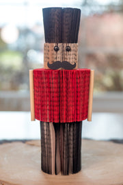 Folded Book Paper Nutcracker Decor
