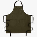 Olive Canvas Full Bib Apron