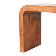 Fluted Mango Wood Coffee Table