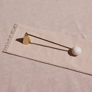 Brass Marble Candle Snuffer