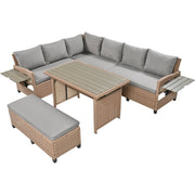 PE Rattan Sectional Outdoor Sofa Set