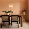 Woven Rattan Sherpa Dining Chairs, Set of Four – dining room set | Roost & Roam