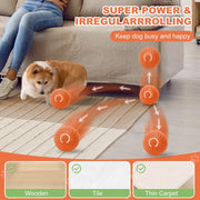 Motion-Activated Rolling Plush Pet Ball