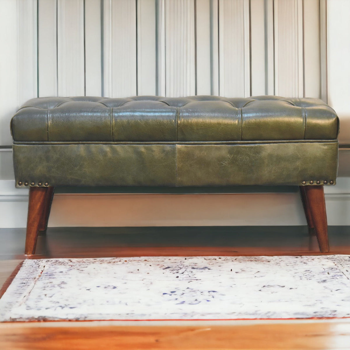 The bench that settles into any room it enters