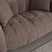 Boucle Channel-Tufted Loveseat Sofa — additional product view 21
