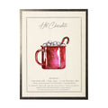 Watercolor Recipe Art Framed Print