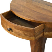 Mango Wood Pedestal Console Table