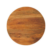 Fluted Round Mango Wood Coffee Table