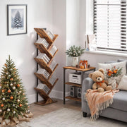 Chevron Nine-Tier Tree Bookshelf