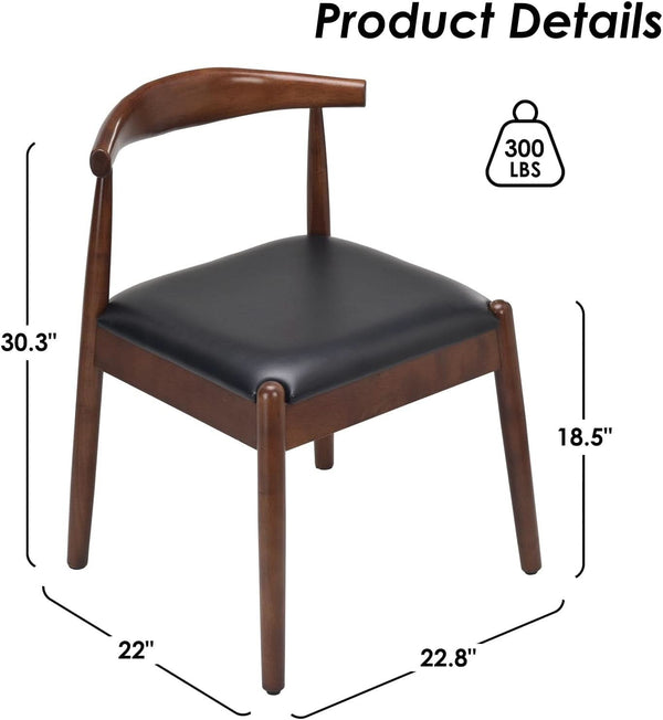 Mid-Century Wood Frame Dining Chair