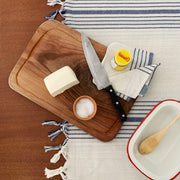Striped Recycled Cotton Tablecloth Set